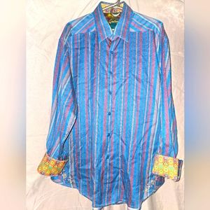 🎗🎗🎗Men's Robert Graham Long Sleeve Shirt; Size: 2XL🎗🎗🎗